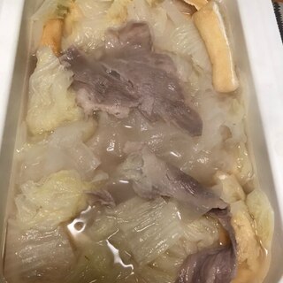 大根たっぷり牛肉鍋